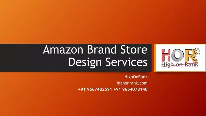 amazon brand store design services