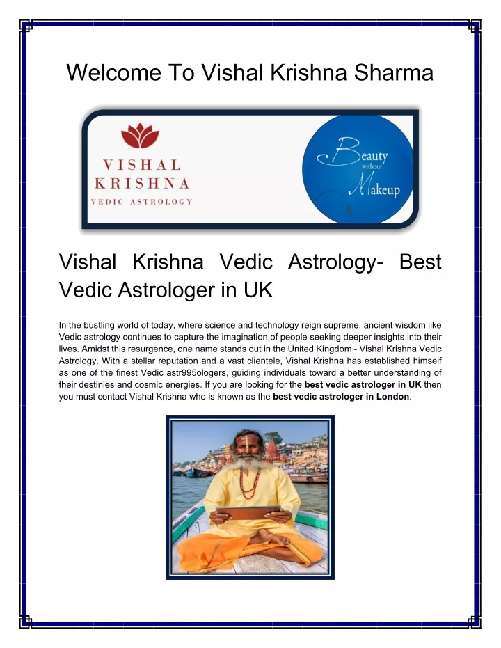 welcome to vishal krishna sharma