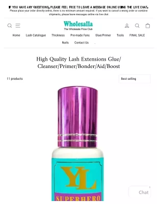 High Quality Lash Extensions Glue CleanserPrimerBonderAidBoost