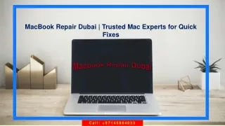 MacBook Repair Dubai | Trusted Mac Experts for Quick Fixes