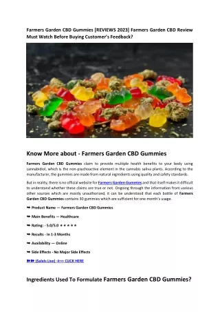 Farmers Garden CBD Gummies (1)