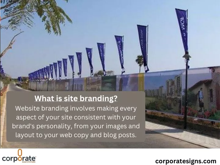 what is site branding website branding involves