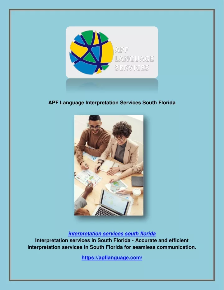 apf language interpretation services south florida