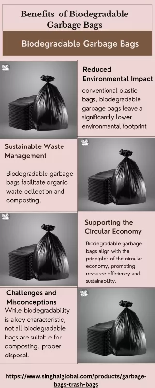 Benefits  of Biodegradable Garbage Bags