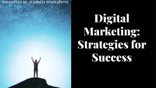 Digital Marketing Strategies for Success
