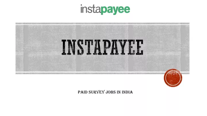 paid survey jobs in india