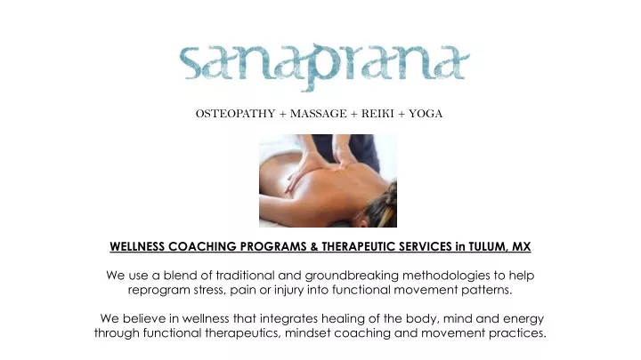 osteopathy massage reiki yoga