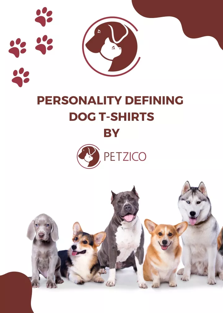 personality defining dog t shirts by