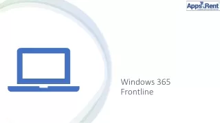 Windows 365 Frontline