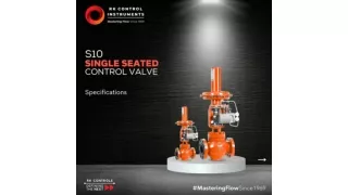 S 10 Single Seated Control Valve in India
