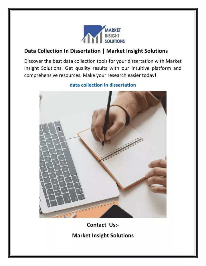 data collection in dissertation market insight