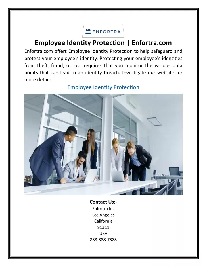 employee identity protection enfortra