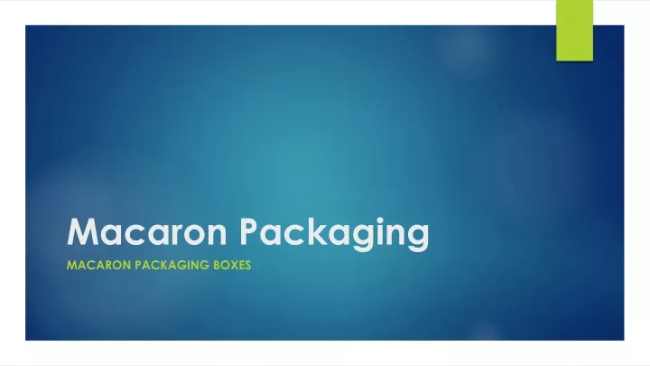 macaron packaging