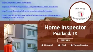 Home Inspector Services Pearland, TX