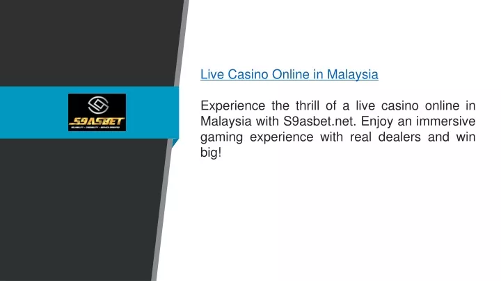 live casino online in malaysia experience