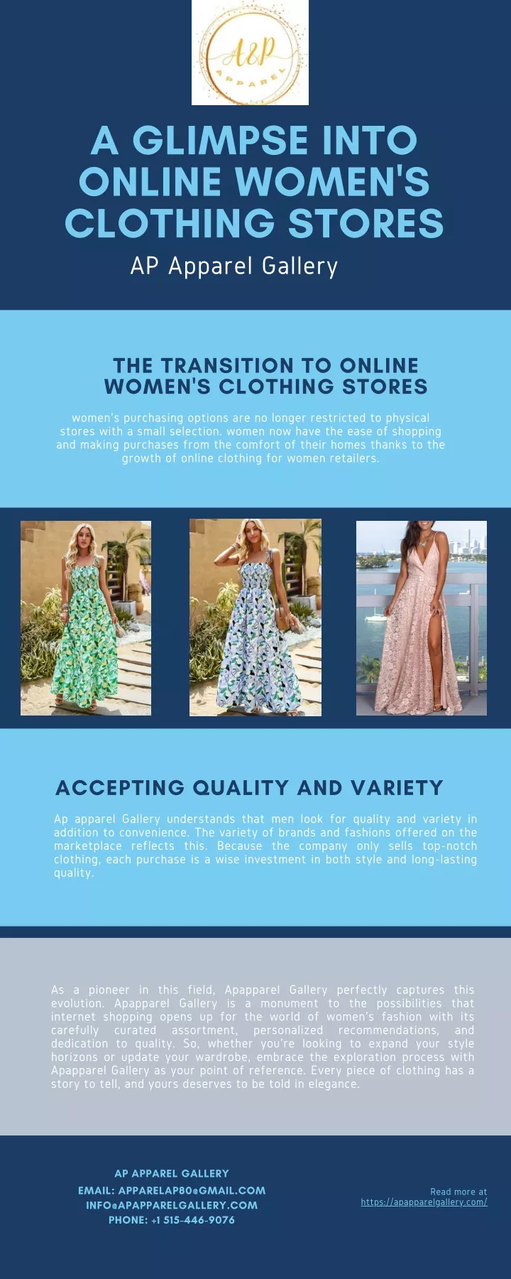 a glimpse into online women s clothing stores