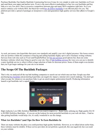 purchase backlinks top quality backlink