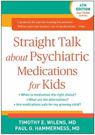 PDF_ Straight Talk about Psychiatric Medications for Kids