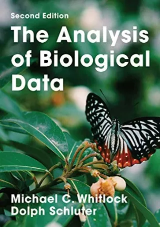 Read ebook [PDF] The Analysis of Biological Data, Second Edition