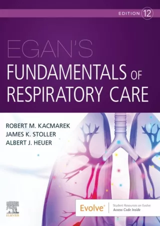 PDF_ Egan's Fundamentals of Respiratory Care E-Book