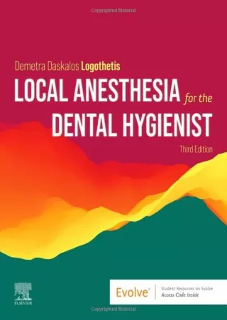[PDF READ ONLINE] Local Anesthesia for the Dental Hygienist