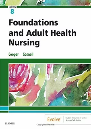 get [PDF] Download Foundations and Adult Health Nursing