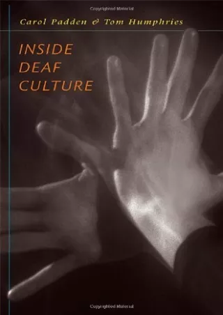 Read ebook [PDF] Inside Deaf Culture