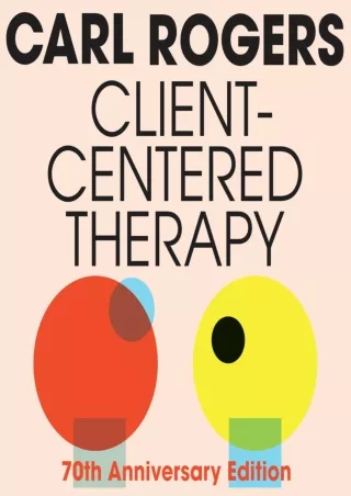 [PDF] DOWNLOAD Client Centered Therapy