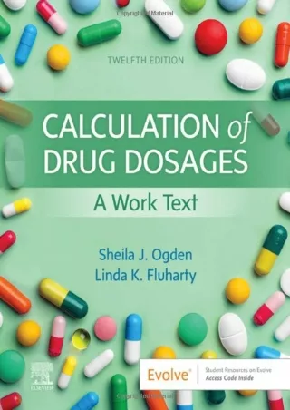 READ [PDF] Calculation of Drug Dosages: A Work Text