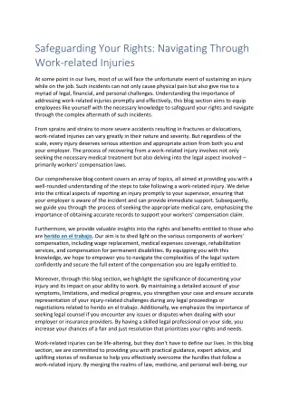 safeguarding your rights navigating through work