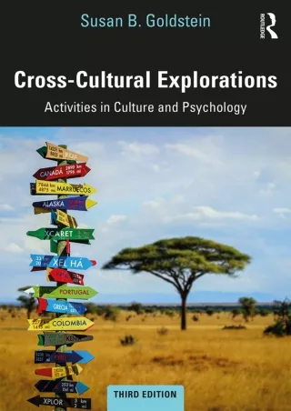 $PDF$/READ/DOWNLOAD Cross-Cultural Explorations: Activities in Culture and Psychology