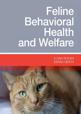 Download Book [PDF] Feline Behavioral Health and Welfare