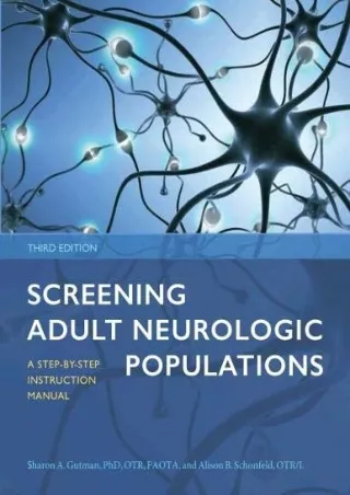 Download Book [PDF] Screening Adult Neurologic Populations