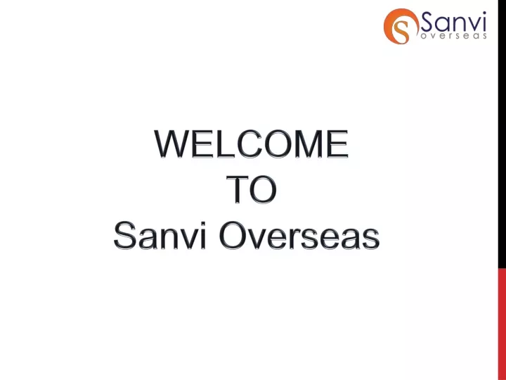 welcome to sanvi overseas