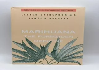 FREE READ (PDF) Marihuana: The Forbidden Medicine