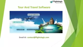 tour and travel software