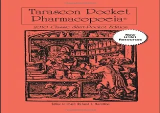 READ EBOOK (PDF) Tarascon Pocket Pharmacopoeia 2010 Classic Shirt-Pocket Edition (Tarascon Series)