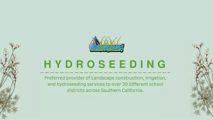 hydroseeding