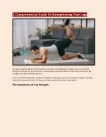 A Comprehensive Guide To Strengthening Your Legs - slide 1