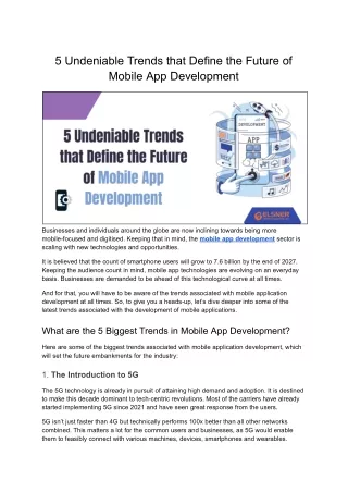 5 undeniable trends that define the future