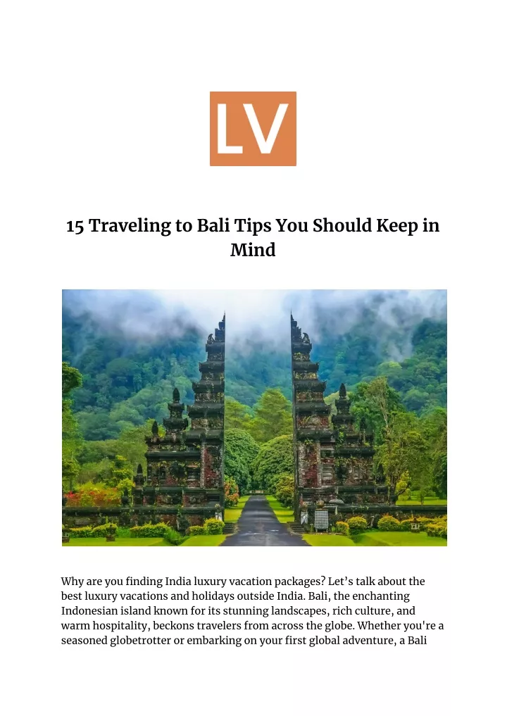 15 traveling to bali tips you should keep in mind