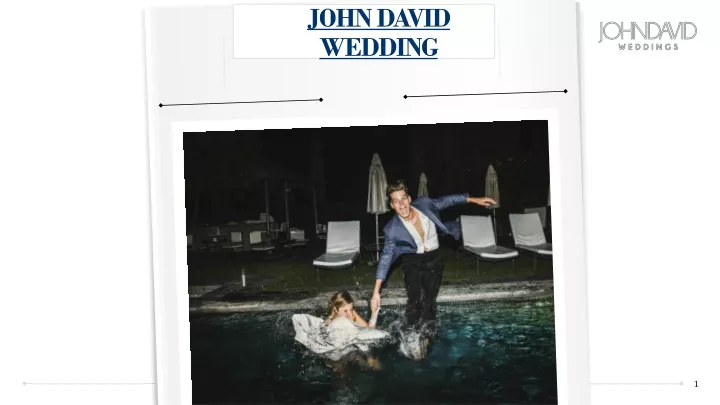 john david wedding