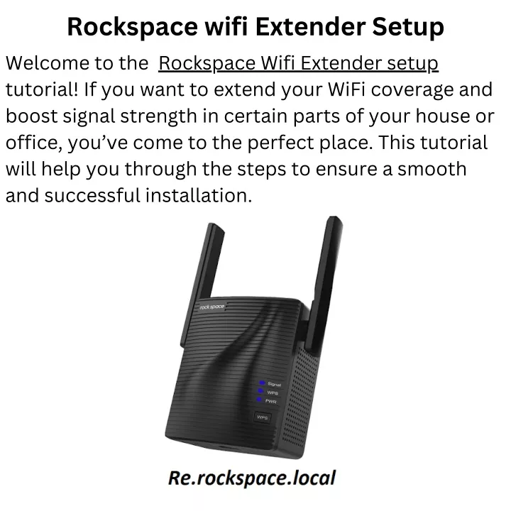 rockspace wifi extender setup welcome