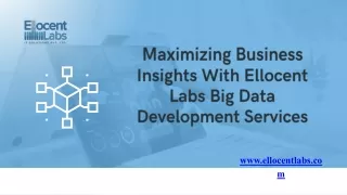 maximizing business insights with ellocent labs