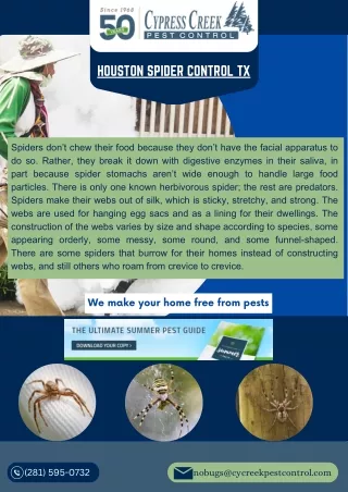 houston spider control tx