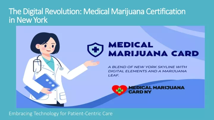 the digital revolution medical marijuana certification in new york