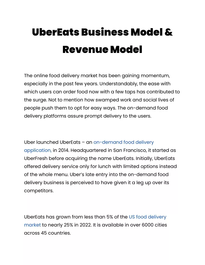 ubereatsbusinessmodel revenuemodel
