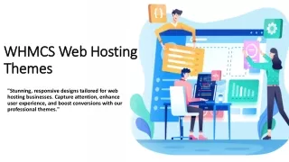 WHMCS Web Hosting Theme