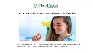 Online Supplements Dubai | Nutrifactoruae.com