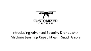 introducing advanced security drones with machine